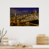 BROOKTORBRÜCKE GESAMTANSICHT HAMBURG POSTER (Küche)