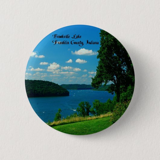Brookville See, Franklin County Indiana Button (Vorderseite)