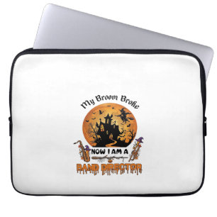 Broom Broke Band Direktor Halloween Spukhaus  Laptopschutzhülle