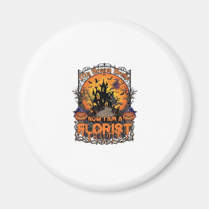 Broom Broke Florist Halloween Hexe Kürbis Heimgesu Magnet