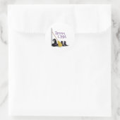 Broom Closet Runder Aufkleber (Tasche)