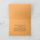 Broom Flying Cat and Hexe Karte (Innenseite)