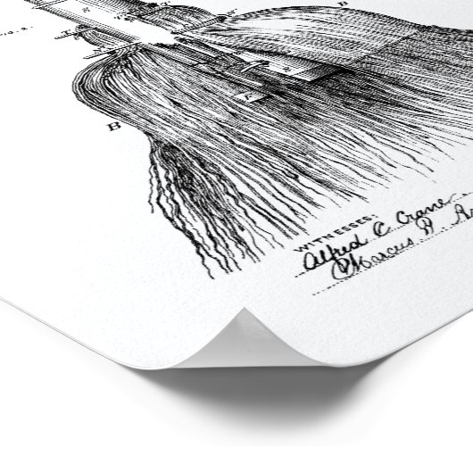 Broom Handle Sockets 1874 Whitepaper zum Thema Pat Poster (Ecke)