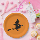 Broom Hexe Pappteller (Party)