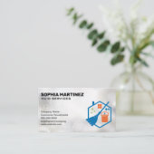 Broom Mop Bucked | Reinigungsdienste | Sparkle Visitenkarte (Stehend Vorderseite)