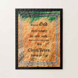 Broom Sage Abstrakt Philippians 4vs19 Puzzle