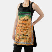 Broom Sage Abstrakt Philippians 4vs19 Schürze (InSitu)