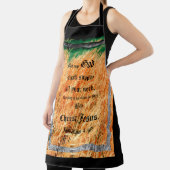 Broom Sage Abstrakt Philippians 4vs19 Schürze (InSitu)