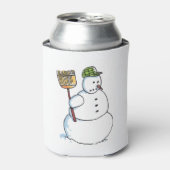 Broom Schneemann Dosenkühler (Kanne Vorderseite)