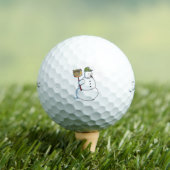 Broom Snowman 2023 Titleist Pro V1 Golfbälle 3 Stk (Insitu T-Shirt)