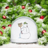 Broom Snowman snow globe Schneekugeln (Weihnachten)