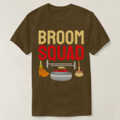 Broom Squad Funny Curling Player T-Shirt (Design vorne)