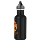 Broom surfhexen - Funny Halloween Edelstahlflasche (Rechts)