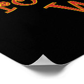 Broom surfhexen - Funny Halloween Poster (Ecke)