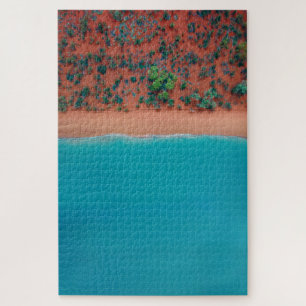 Broome Australian Beaches Luftfotografie Puzzle