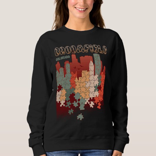 Broomfield In Colorado Travel Souvenir Sweatshirt (Vorderseite)