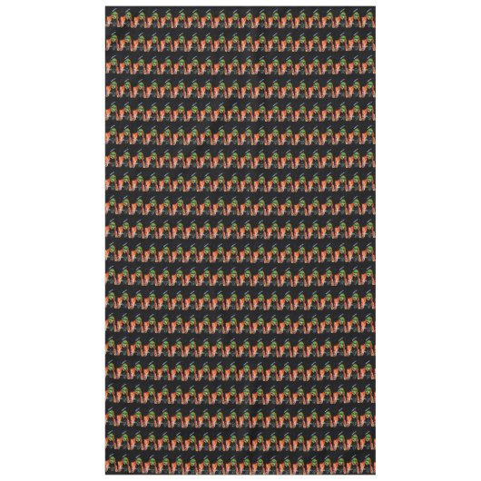 BROOMHILDA HALLOWEEN WITCH-Tischleinen Tischdecke (Vorderseite)