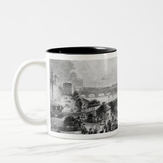 Broomielaw Brücke, Carlton Platz Zweifarbige Tasse (Links)