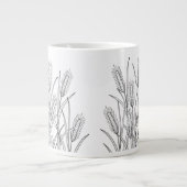 Broomsedge - Andropogon virginicus - Native Pflanz Jumbo-Tasse (Vorderseite)