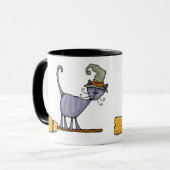 Broomstick Kitty-Tasse Tasse (Vorderseite Links)