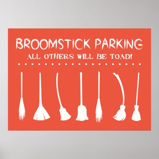 BROOMSTICK POSTER (Vorne)