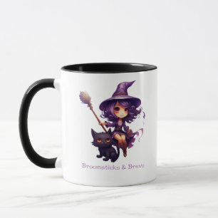 Broomsticks und Brüche, Halloween-Tasse Tasse