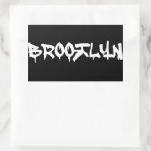 BROOTLYN RECHTECKIGER AUFKLEBER (Tasche)