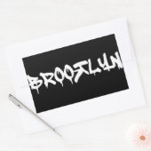 BROOTLYN RECHTECKIGER AUFKLEBER (Umschlag)