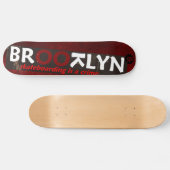 BROOTLYN Skateboarding IST ein Verbrechen Skateboard (Horizontal)