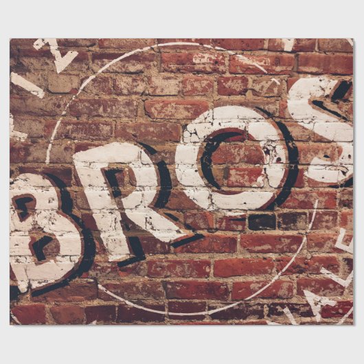 Bros-Abbildung Geschenkpapier (Flach)