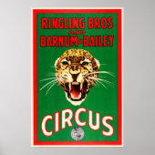 BROS & BARNUM BAILEY American CIRCUS Ad. Poster (Vorne)