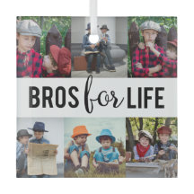 Bros for Life Brothers Foto Collage Typografy
