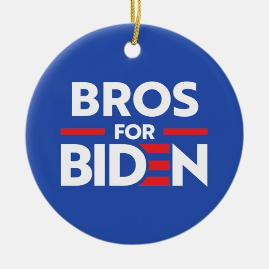 BROS FÜR JOE BIDEN KERAMIK ORNAMENT (Vorne)