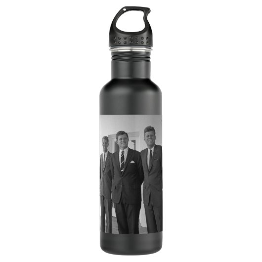 Bros, Präsident John Kennedy, Robert & Ted Edelstahlflasche (Vorderseite)