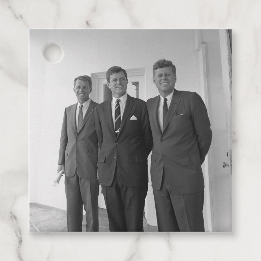 Bros, Präsident John Kennedy, Robert & Ted Geschenkanhänger (Vorderseite)