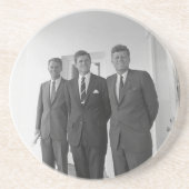 Bros, Präsident John Kennedy, Robert & Ted Getränkeuntersetzer (Vorne)