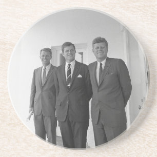 Bros, Präsident John Kennedy, Robert & Ted Getränkeuntersetzer