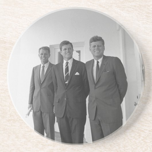 Bros, Präsident John Kennedy, Robert & Ted Getränkeuntersetzer (Vorne)