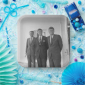 Bros, Präsident John Kennedy, Robert & Ted Pappteller (Party)