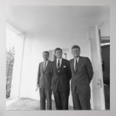 Bros, Präsident John Kennedy, Robert & Ted Poster (Vorne)