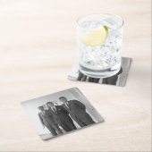 Bros, Präsident John Kennedy, Robert & Ted Rechteckiger Pappuntersetzer (Vor Ort)