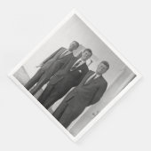 Bros, Präsident John Kennedy, Robert & Ted Serviette (Ecke)