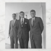 Bros, Präsident John Kennedy, Robert & Ted Weinetikett (Einzelnes Label)