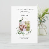 Bros to Bows Baby Sprinkle Einladung (Stehend Vorderseite)