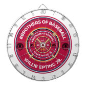 Bros von BB Dartboard Dartscheibe (vorne)