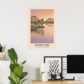 Bros Water Lake District Reiseplakat Poster (Heimbüro)