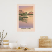 Bros Water Lake District Reiseplakat Poster (Küche)