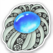 Brosche Aufkleber (Vorderseite)