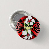 brosche des Totenkopfs Button (Vorne & Hinten)