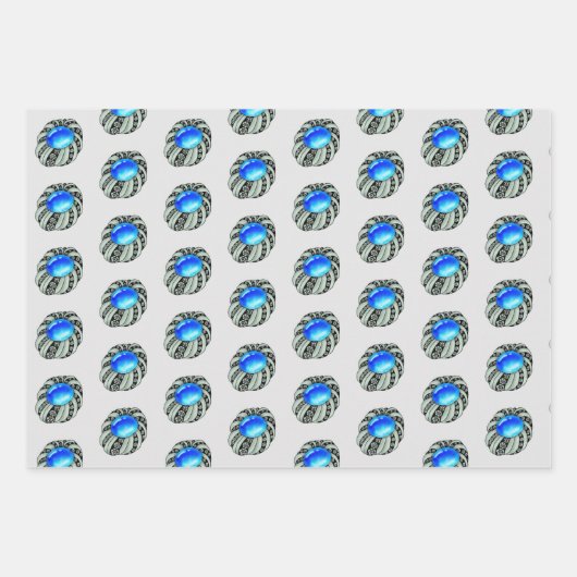 Brosche  geschenkpapier set (Vorderseite 2)